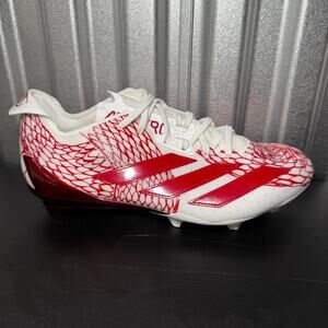 Adidas Adizero Electric II Football Cleats Shoes Red White IH8571 Men's Size 9.5